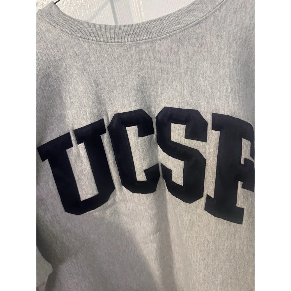 Vintage The Cotton Exchange UCSF Sweatshirt Large Gray Embroidered Crewneck Usa